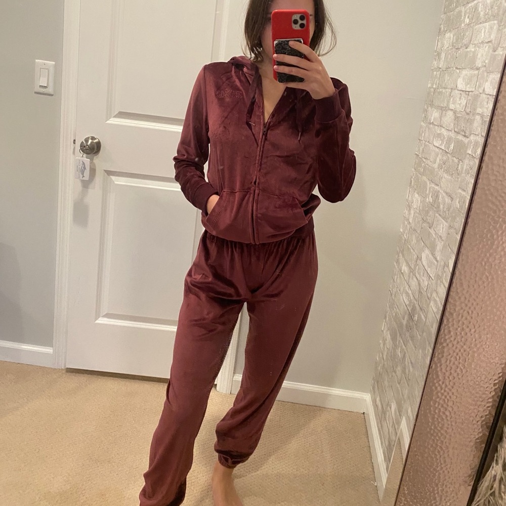Victoria’s Secret velour track suit